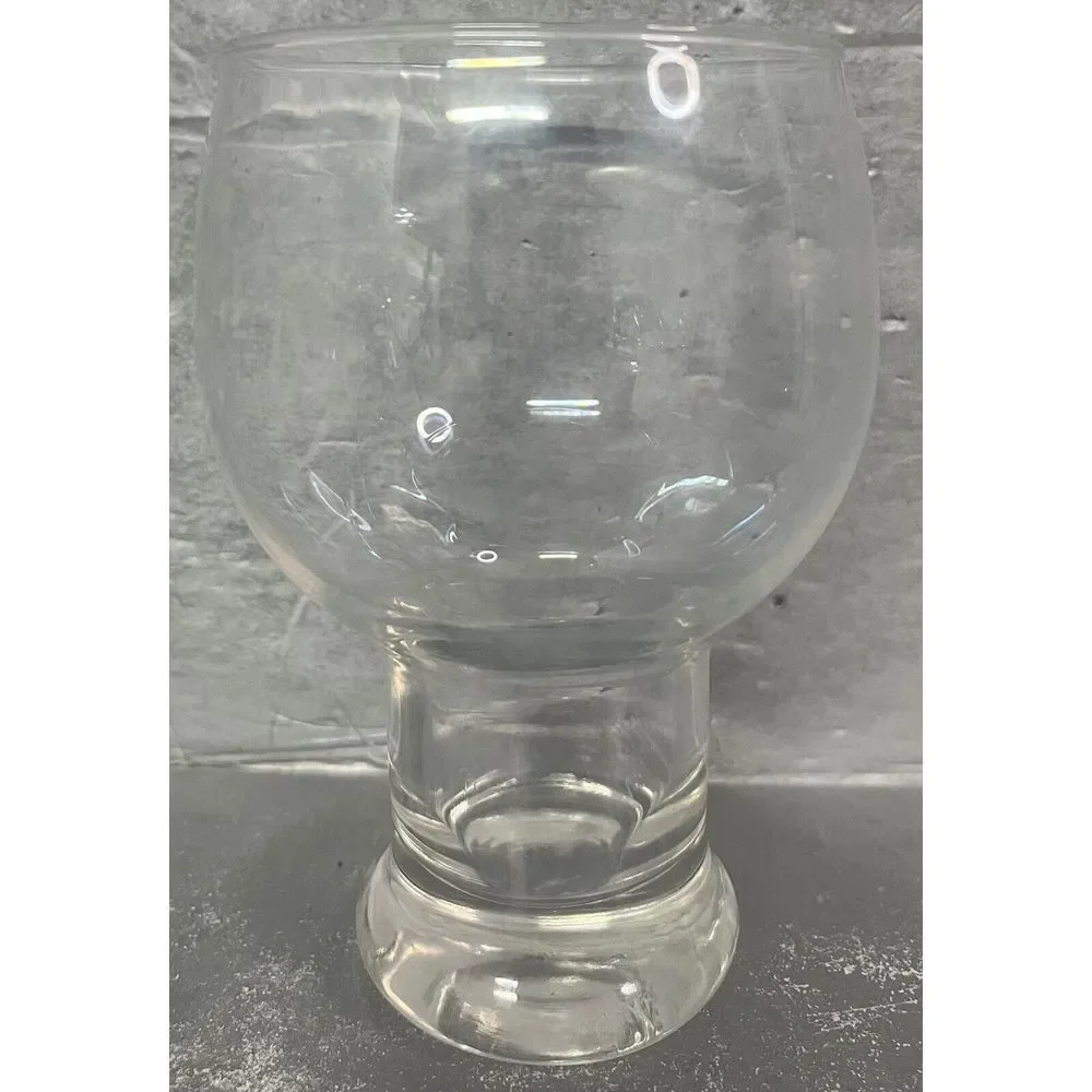 Vintage Federal Glass Set of 6‎ Beer Tumblers 16 oz Round Top Drinking Glasses